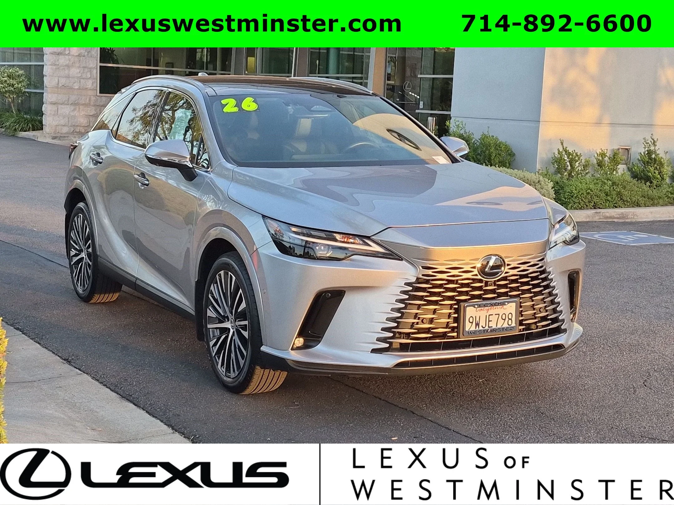 Certified Used 2026 Iridium Lexus RX 350h Premium+ image 3