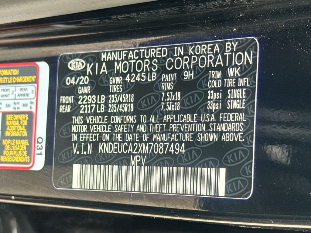 Used 2021 Black Kia S image 45