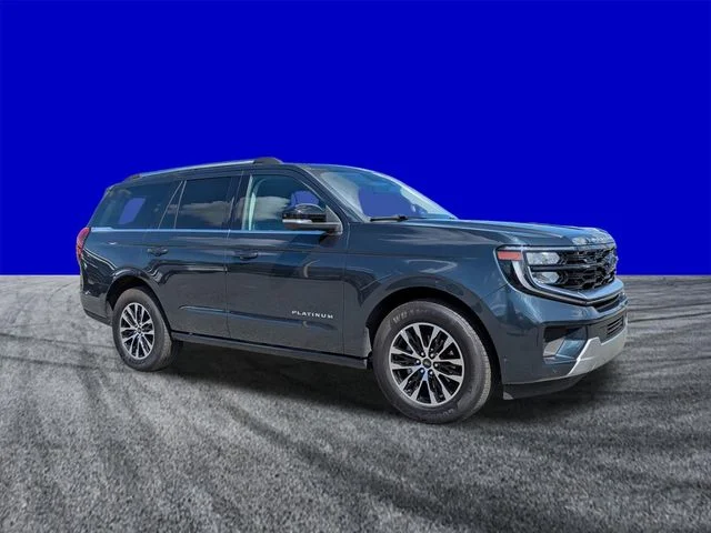 Certified Used 2025 Stone Blue Metallic Ford Platinum image 2