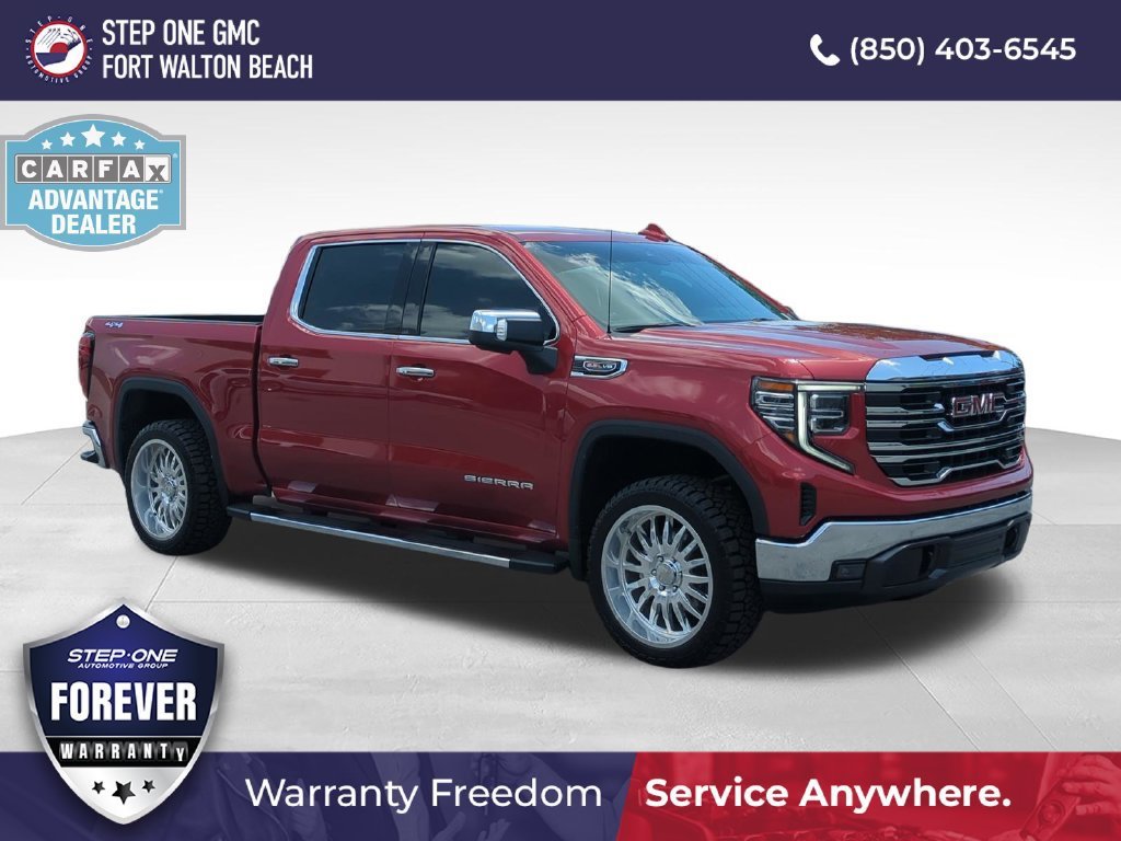 Used 2026 Volcanic Red Tintcoat GMC SLT image 8