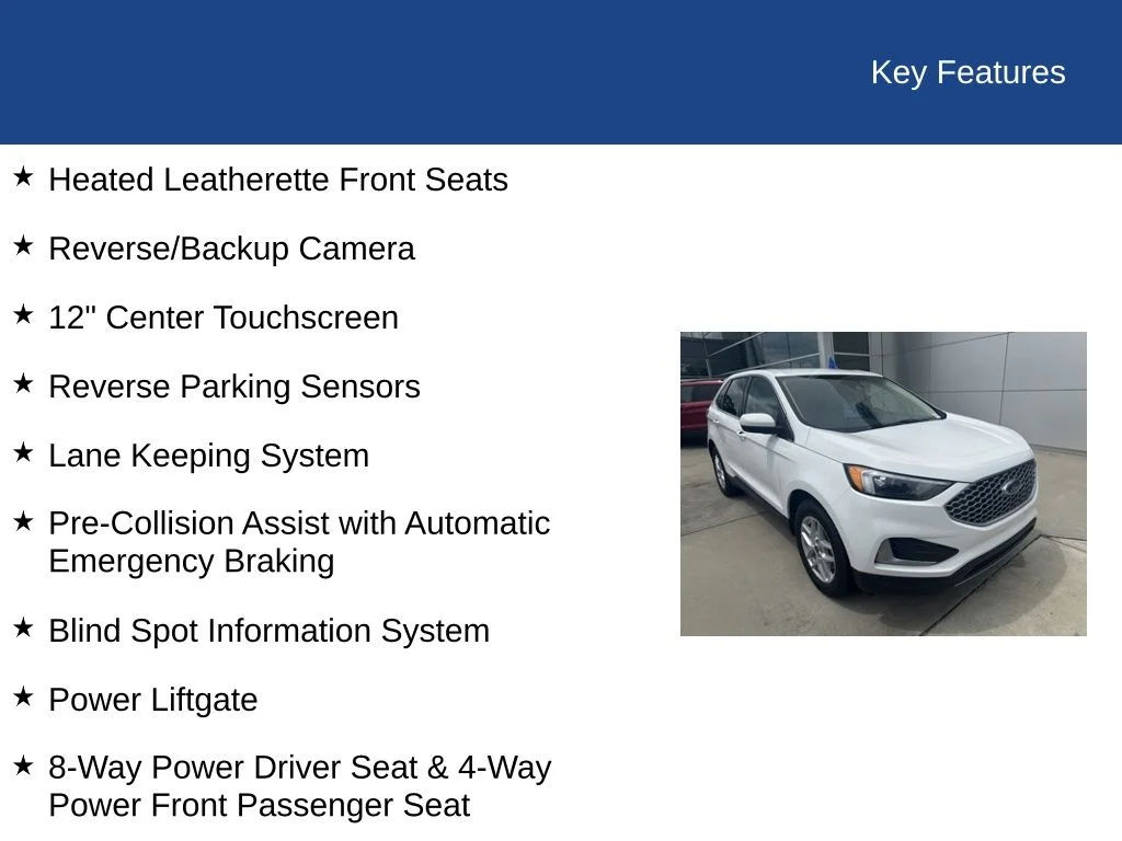 Certified Used 2024 Oxford White Ford SEL image 36