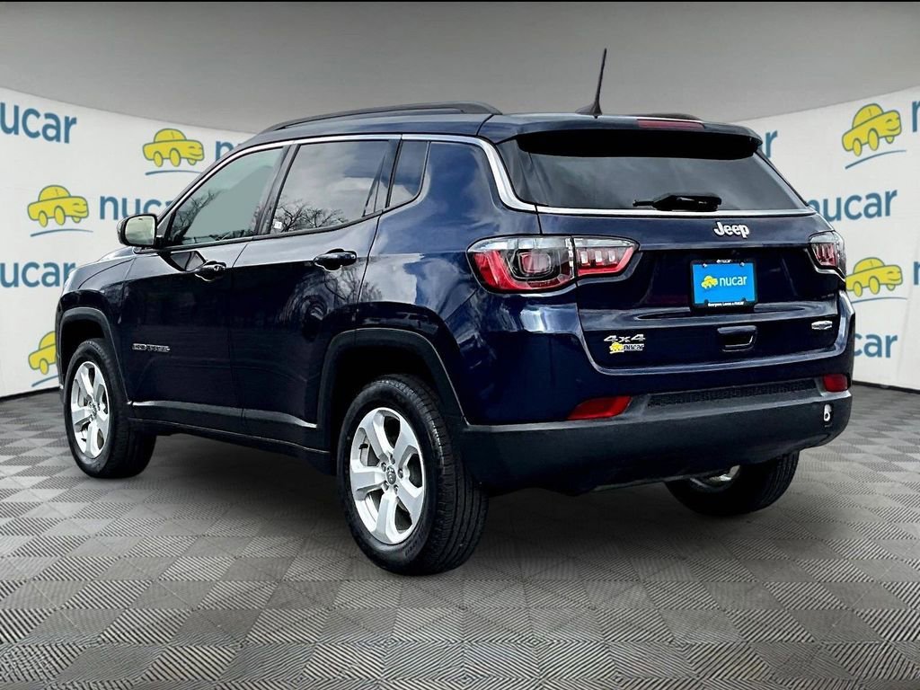 Used 2021 Blue Jeep Latitude image 4