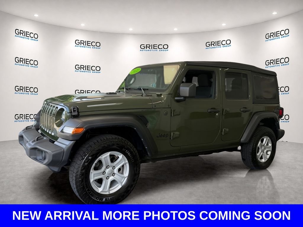 Used 2022 Green Jeep Unlimited Sport S image 3