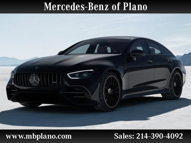 New 2026 Obsidian Black Metallic Mercedes-Benz AMG® GT 43 4-Door Coupe image 1