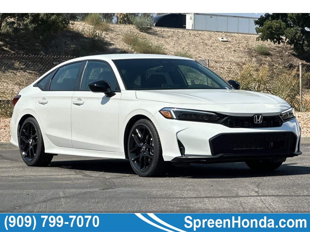 New 2026 Platinum White Pearl Honda Sport image 1
