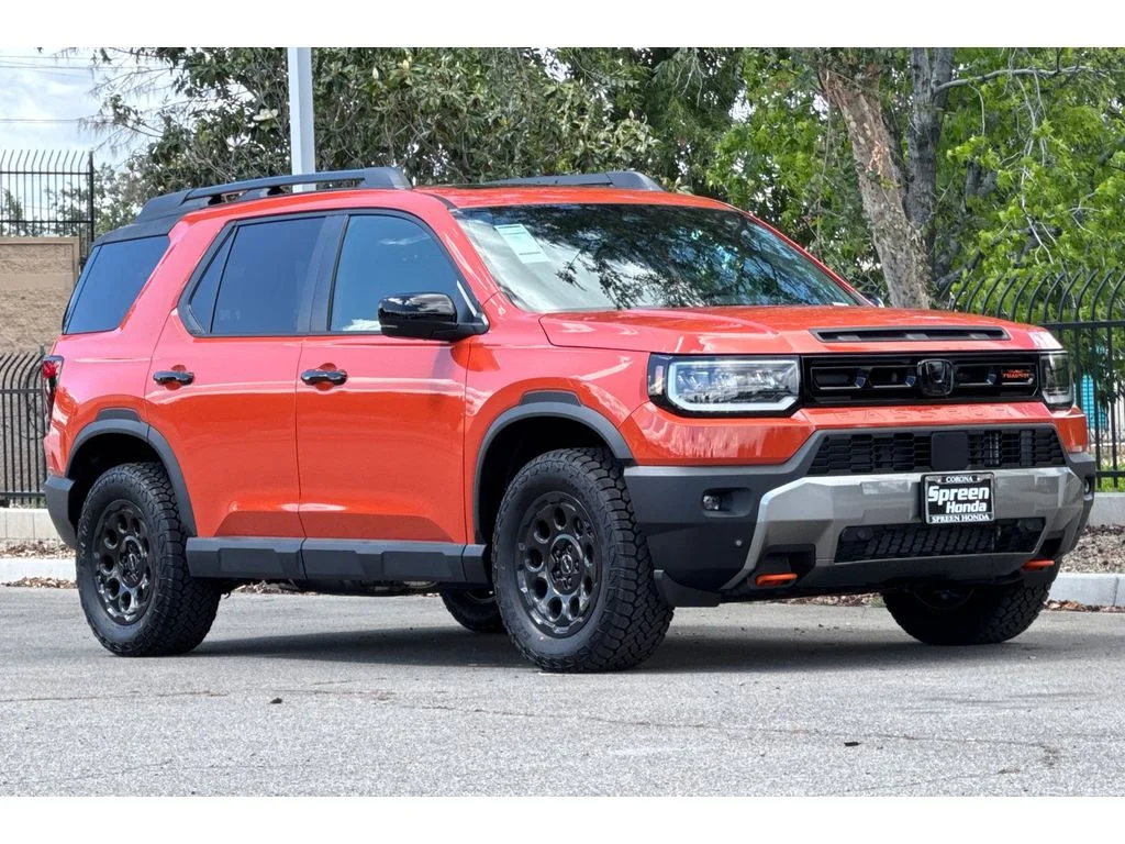 New 2026 Sunset Orange Honda TrailSport Blackout image 2