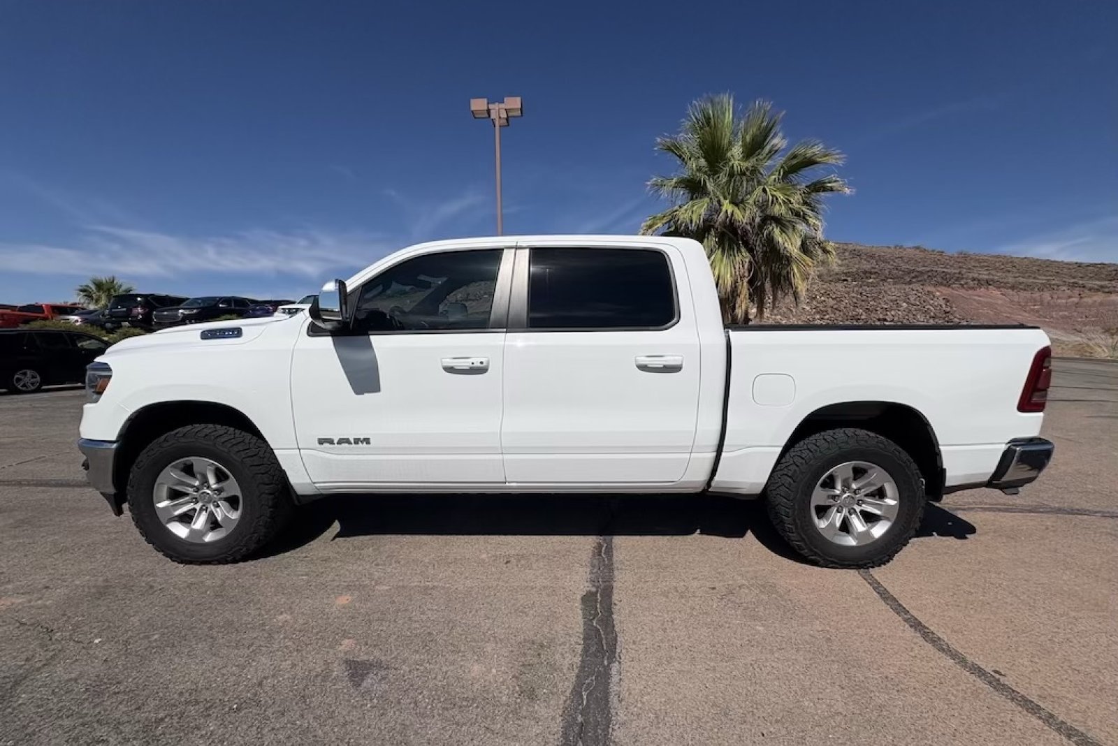 Used 2023 Bright White Clearcoat Ram Laramie image 2