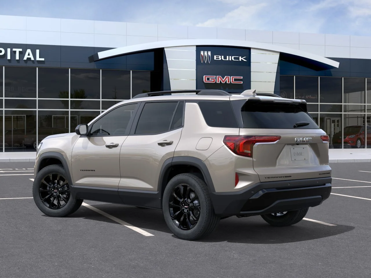 New 2027 Riverstone Metallic GMC AWD Elevation image 4