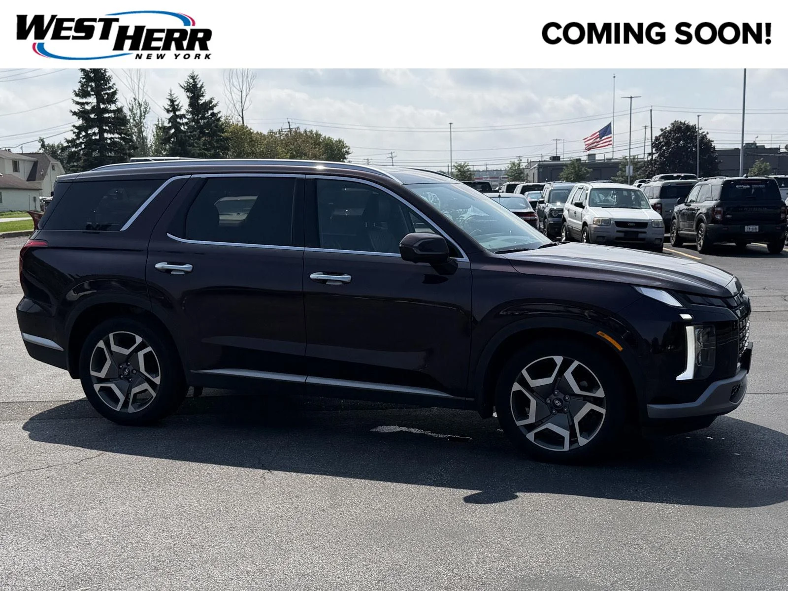 Used 2023 Sierra Burgundy Hyundai Limited image 1