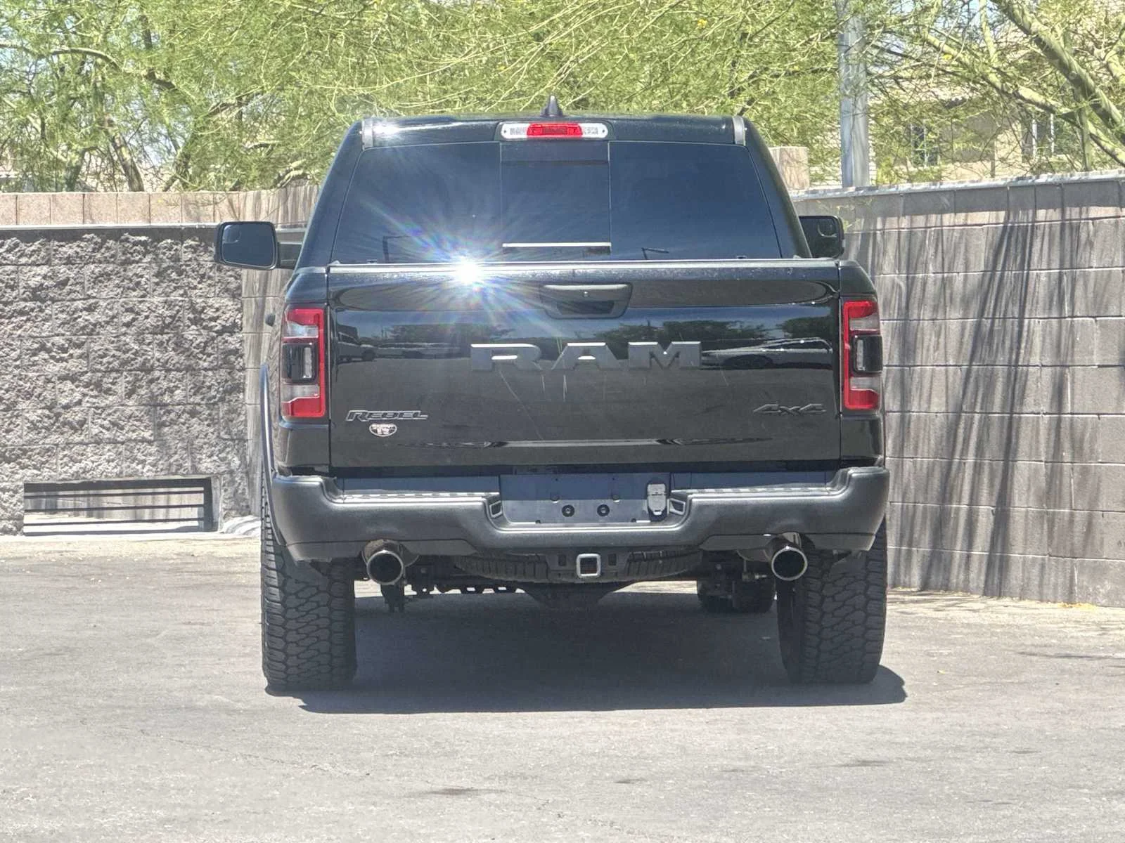 Used 2022 Diamond Black Crystal Pearlcoat Ram Rebel image 7