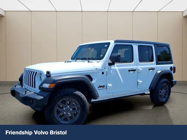 Used 2024 White Jeep Sport S image 1