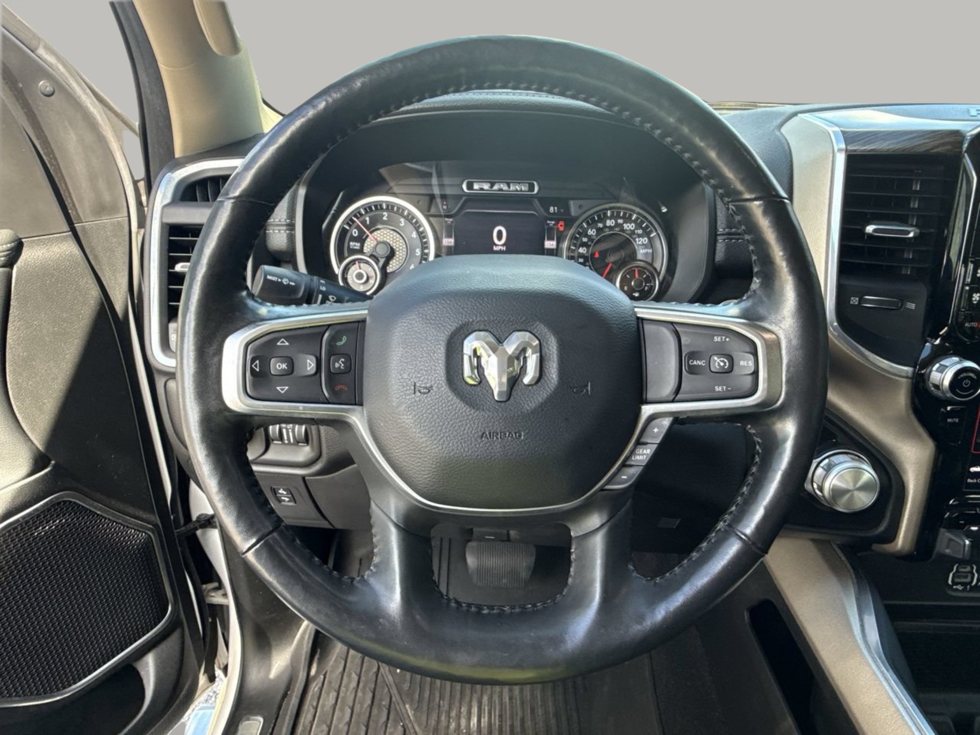 Used 2020 Bright White Clearcoat Ram Laramie image 26