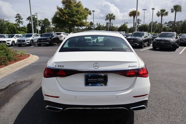 Certified Used 2025 Polar White Mercedes-Benz E 450 image 4