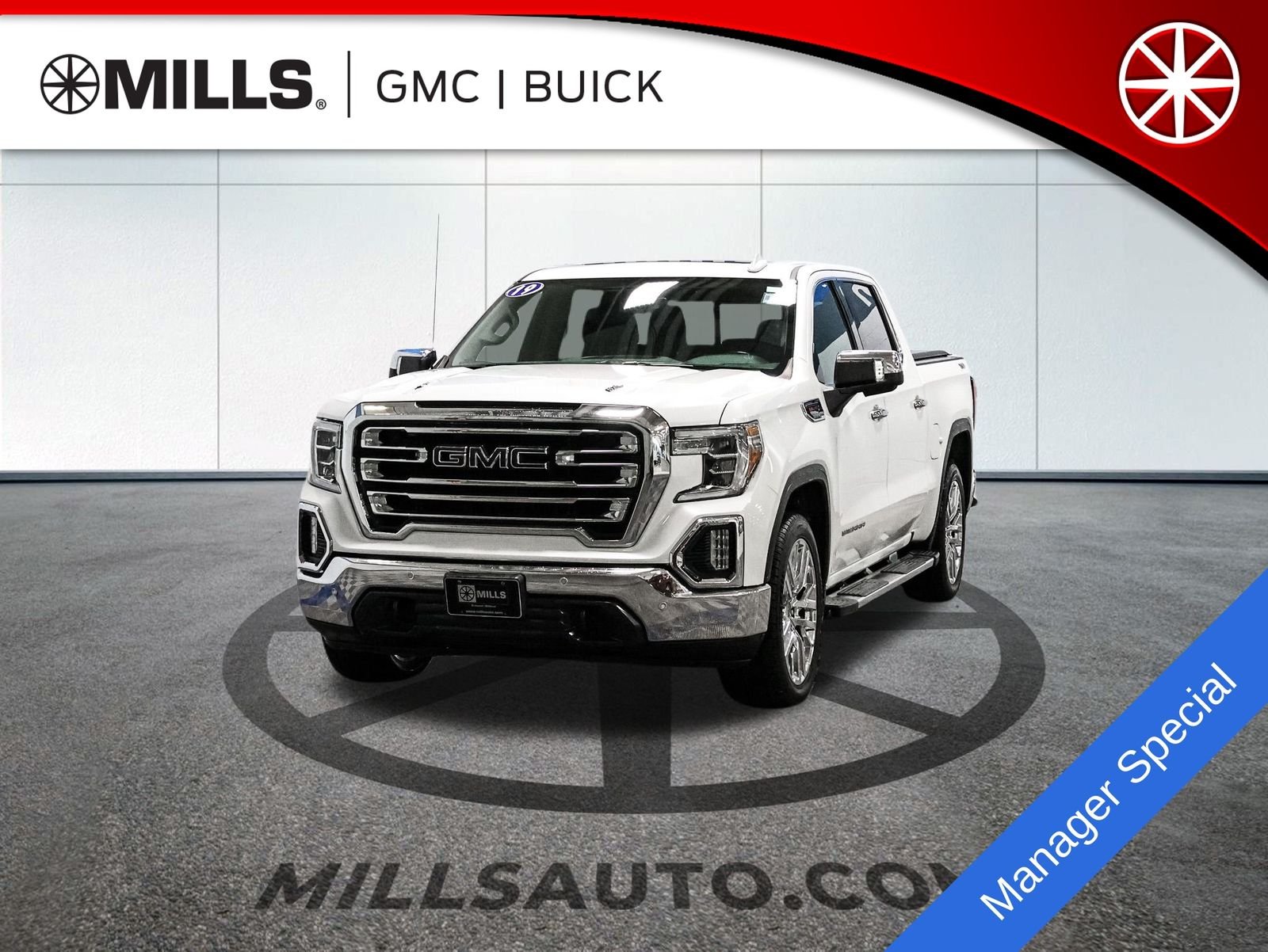 Used 2019 GMC Sierra 1500 SLT with VIN 3GTU9DEL6KG223451 for sale in Brainerd, Minnesota