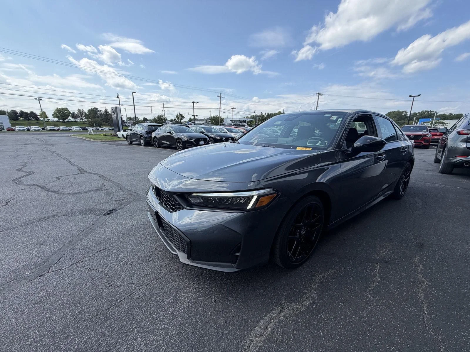 Used 2025 Meteorite Gray Metallic Honda Sport image 3