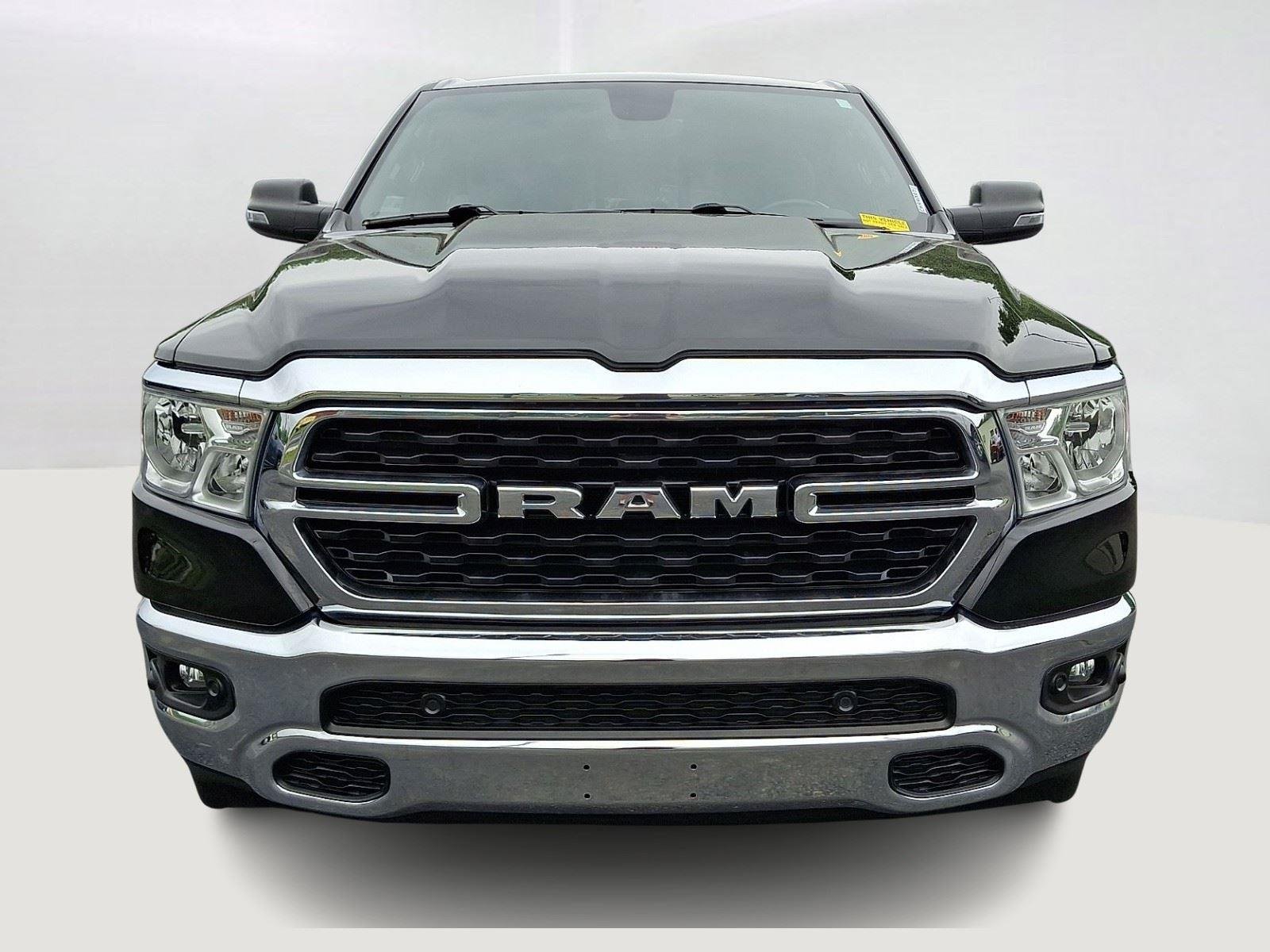Used 2023 Diamond Black Crystal Pearlcoat Ram Big Horn image 2