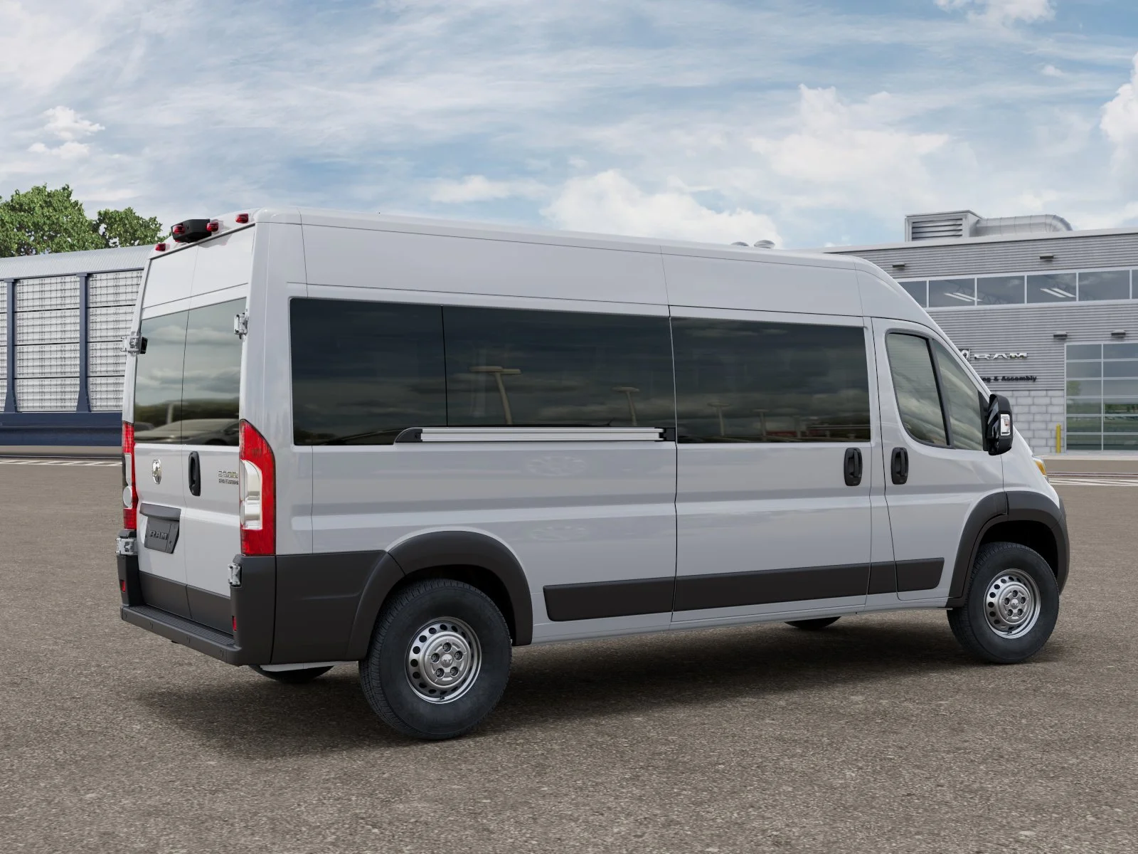 New 2026 Bright White Clear-Coat Exterior Paint RAM Tradesman image 2