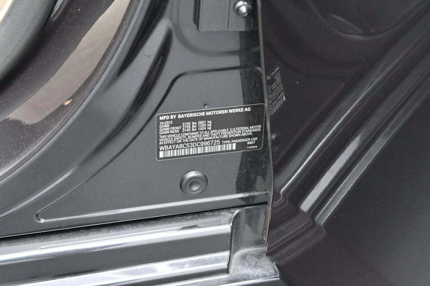 Used 2013 Dark Graphite Metallic Ii BMW 750i image 40