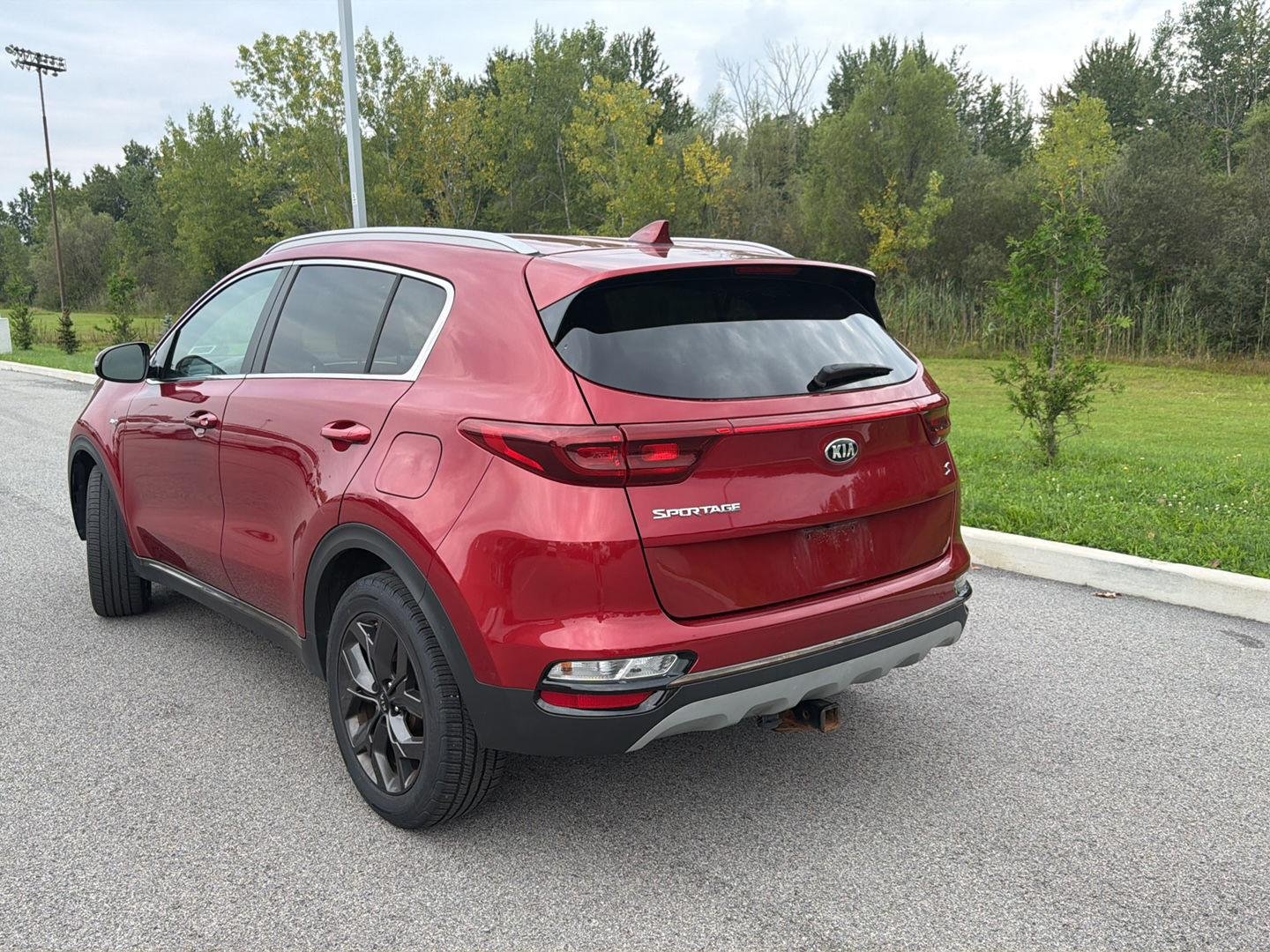 Used 2020 Hyper Red Kia S image 5
