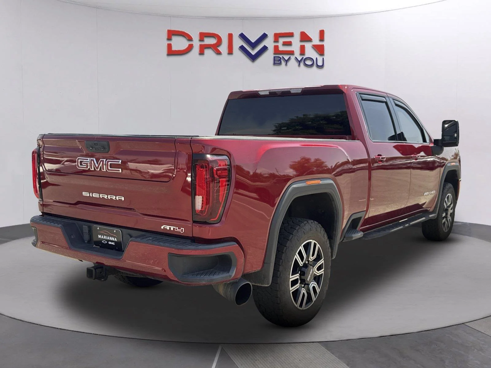 Used 2022 CAYENNE RED TINTCOAT GMC AT4 image 4