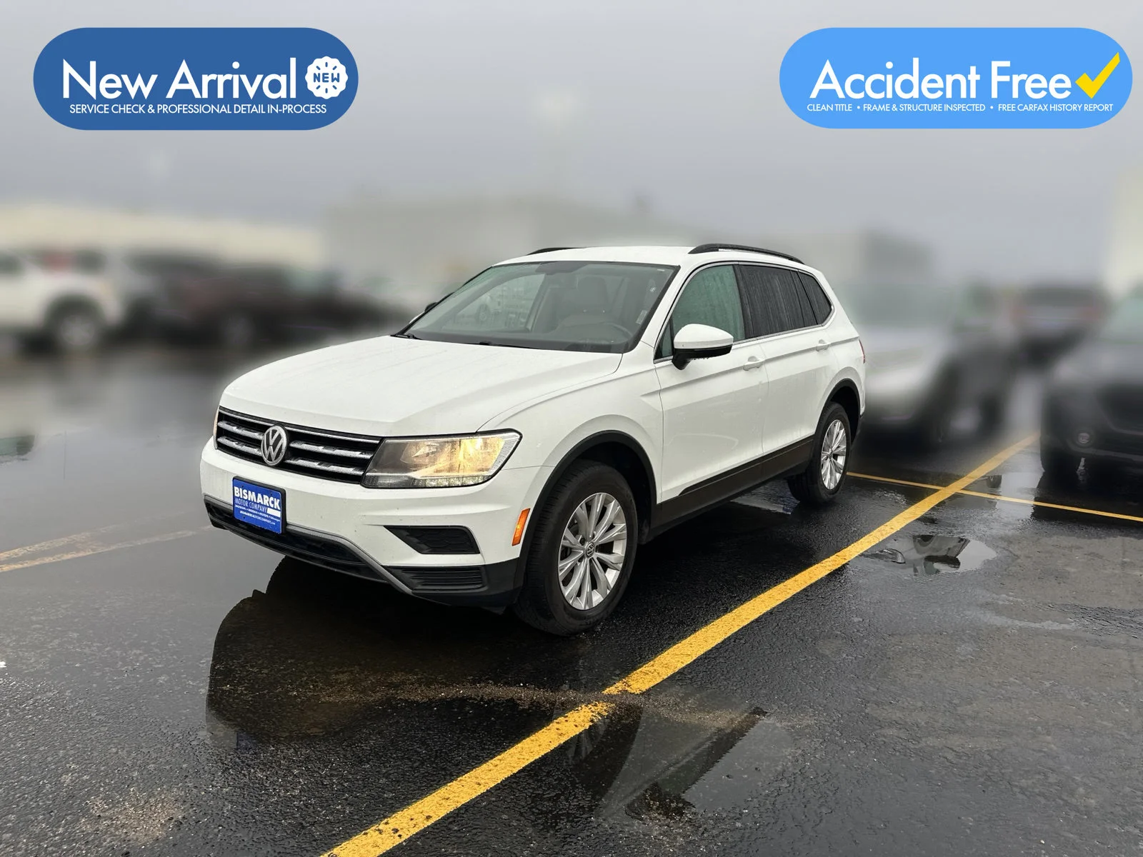 Used 2019 White Volkswagen 2.0T SE image 1