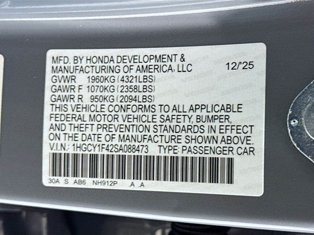 Certified Used 2025 Urban Gray Pearl Honda SE image 35