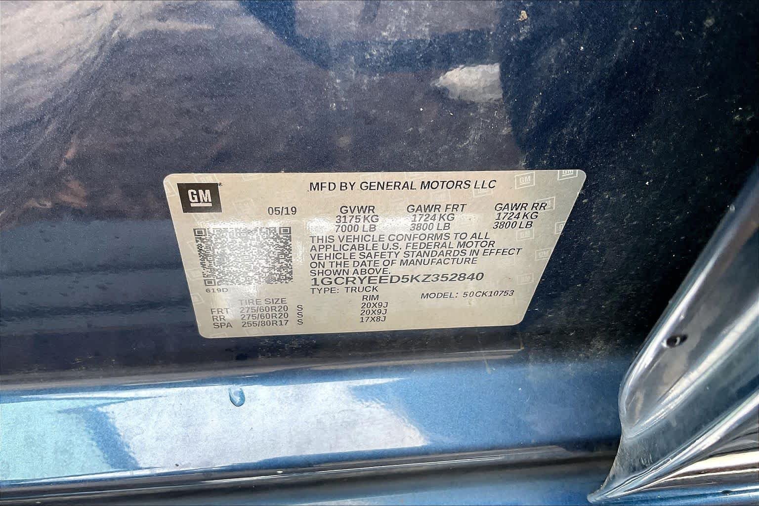Used 2019 Northsky Blue Metallic Chevrolet RST image 30