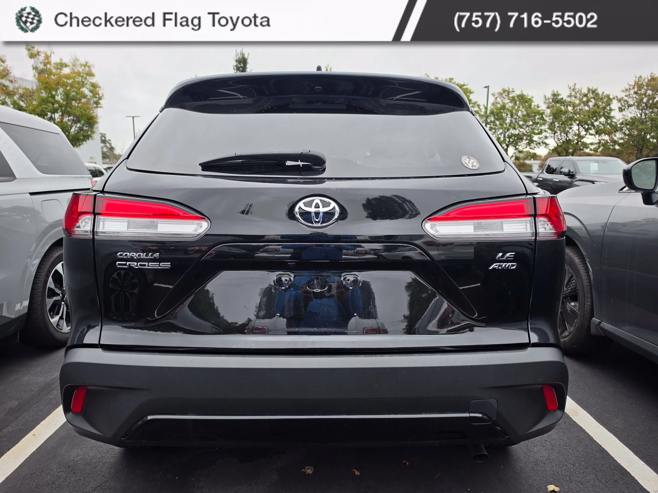 Used 2024 Jet Black Toyota LE image 5