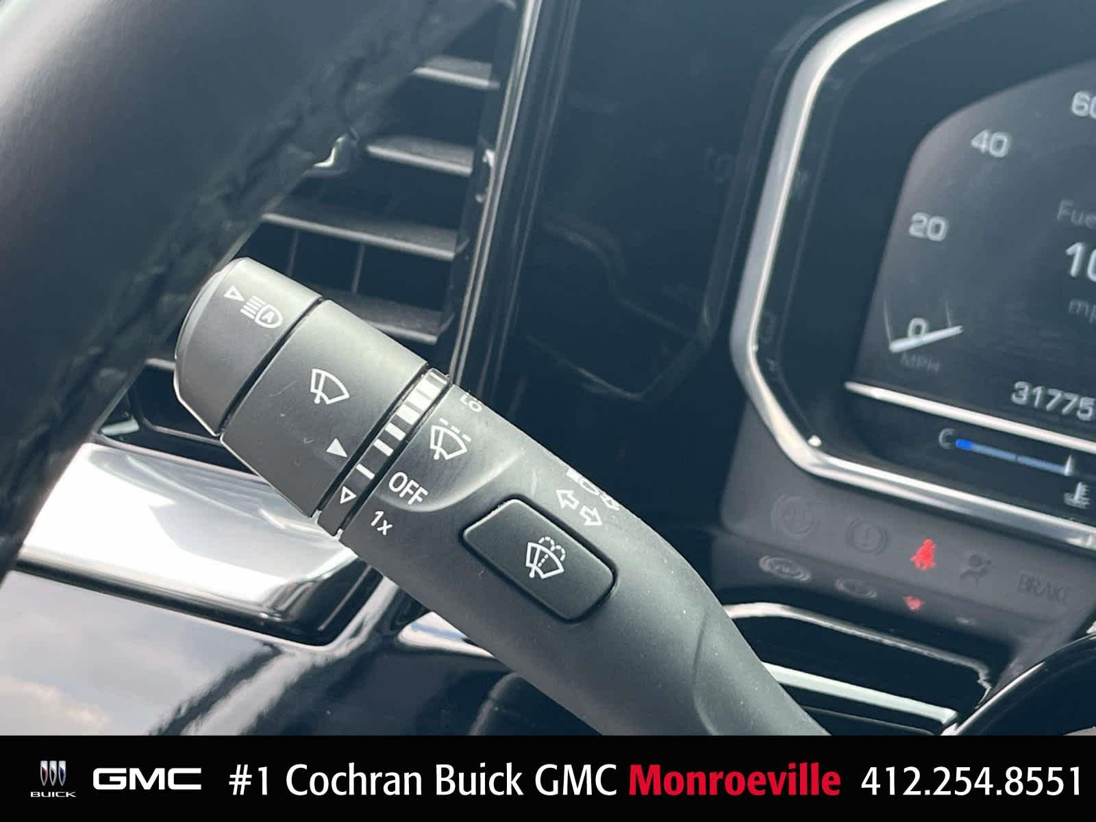 Used 2023 White Frost Tricoat GMC SLT image 38