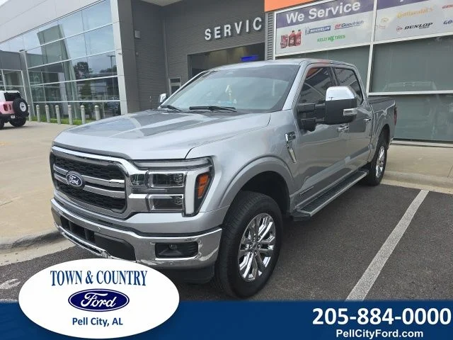 Used 2025 Iconic Silver Metallic Ford Lariat image 1