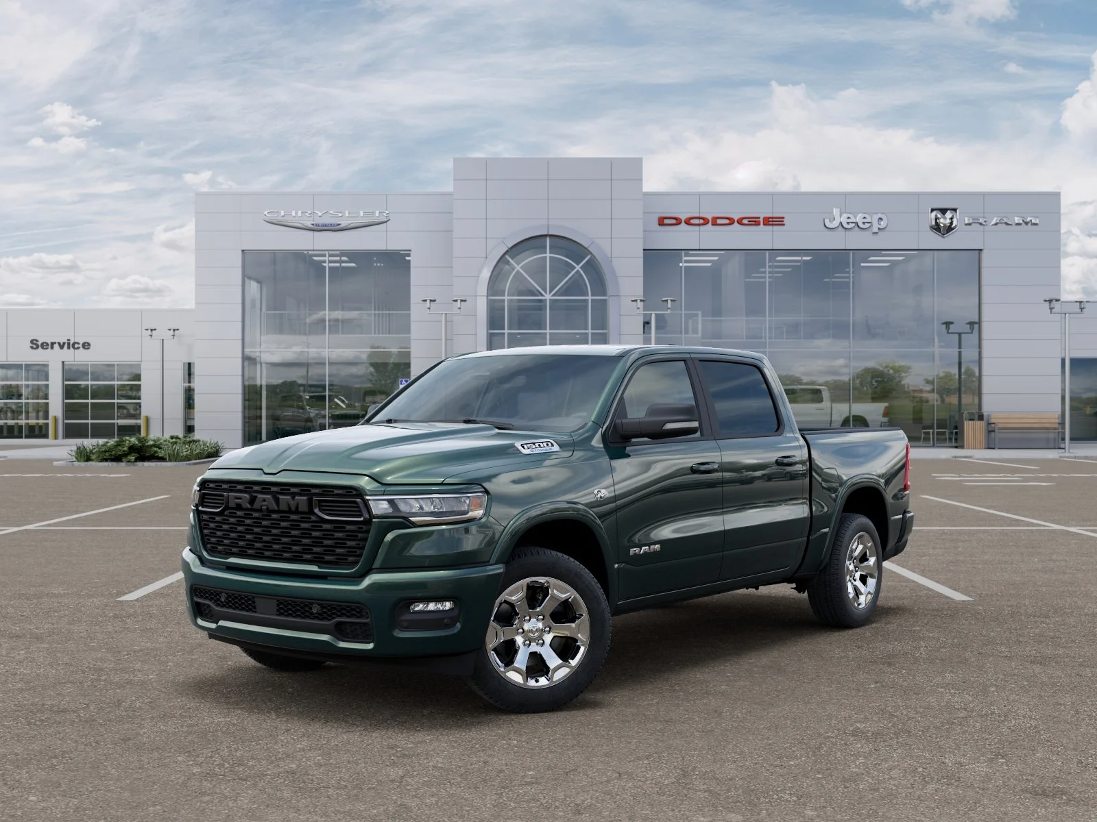 New 2026 Serrano-Green Metallic Exterior Paint RAM Big Horn/Lone Star image 27