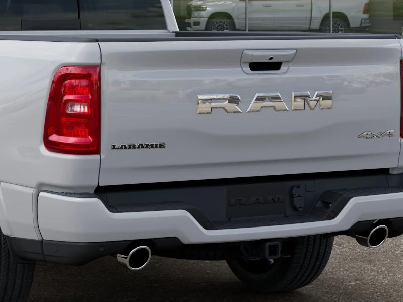 New 2026 Bright White Clear-Coat Exterior Paint RAM Laramie image 49