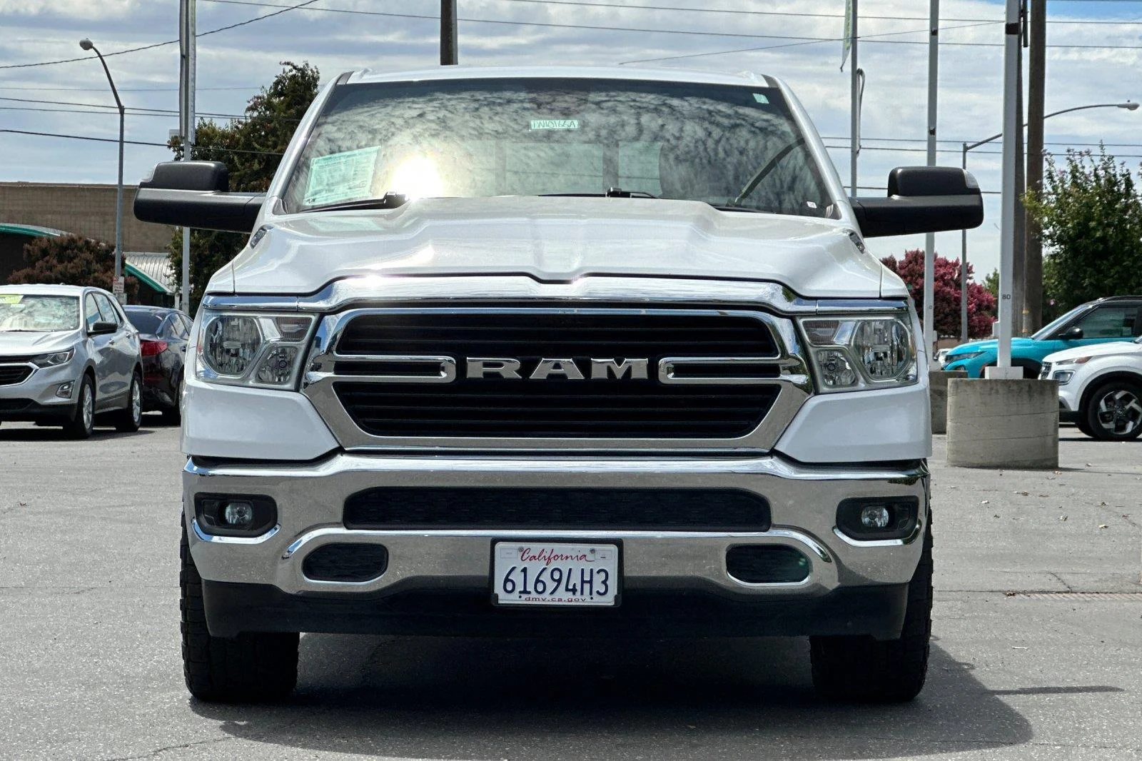 Used 2021 Bright White Clearcoat Ram Big Horn image 9