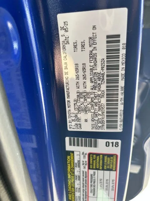 Used 2025 Blue Toyota  image 13