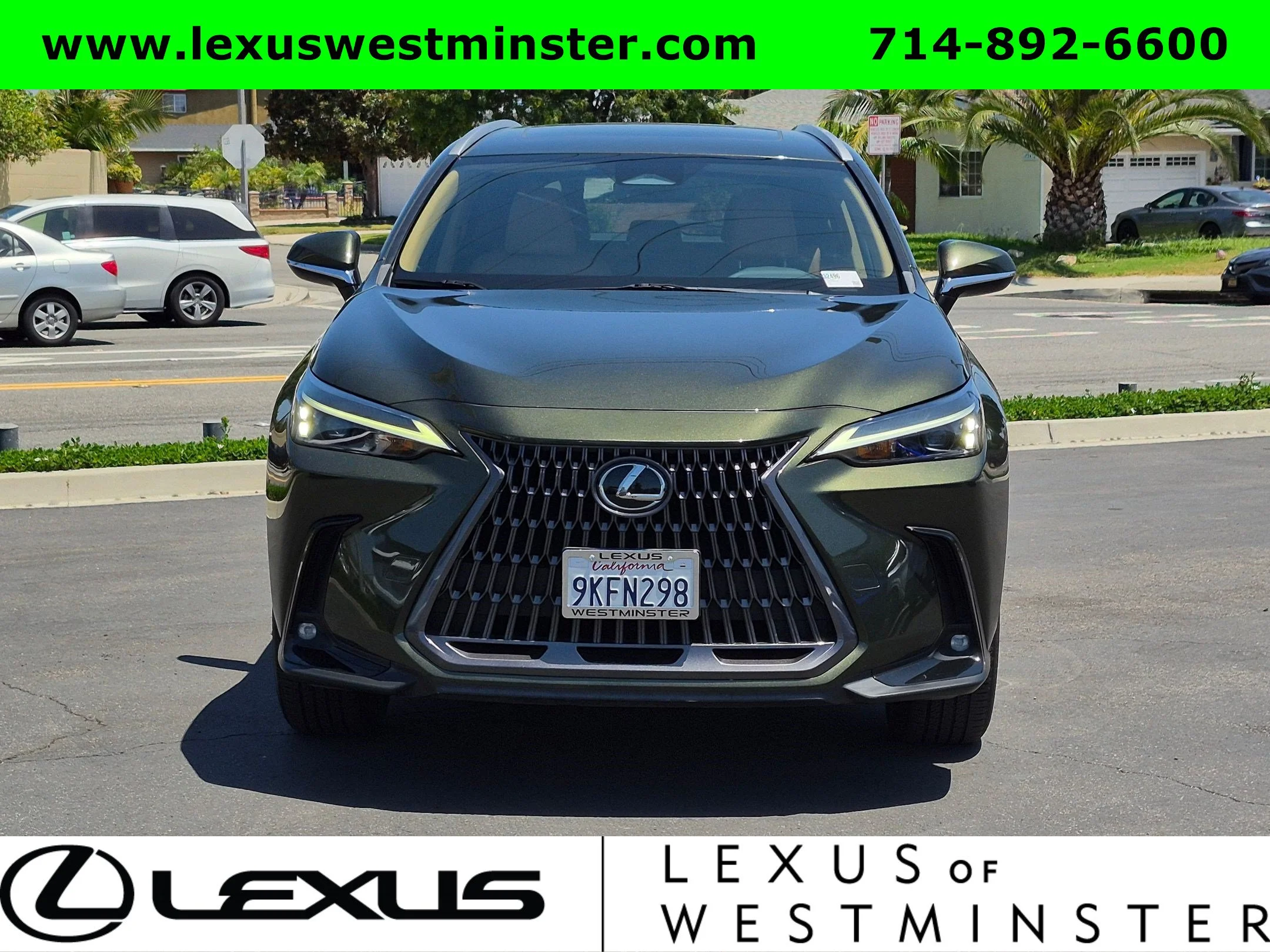 Certified Used 2024 NORI GREEN PEARL Lexus NX 250 image 3