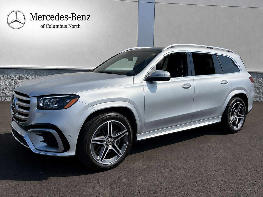 Certified Used 2025 Silver Mercedes-Benz GLS 450 image 1