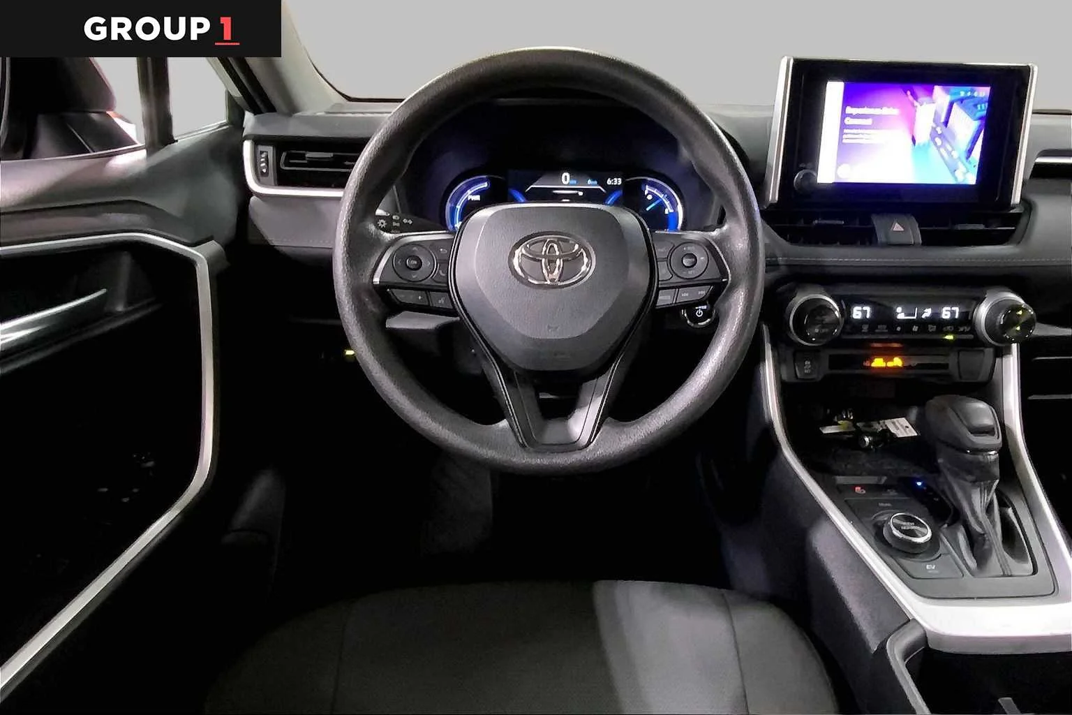 Certified Used 2025 Silver Sky Metallic Toyota Hybrid XLE image 6