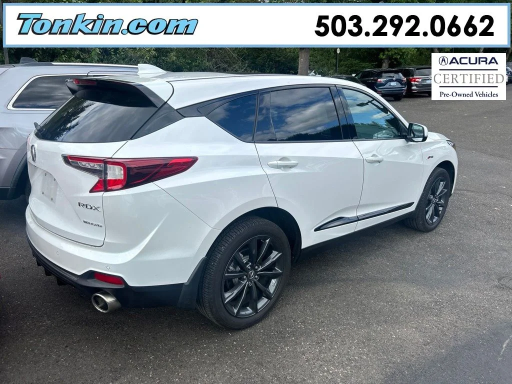 Certified Used 2025 Platinum White Pearl Acura SH-AWD A-SPEC image 4