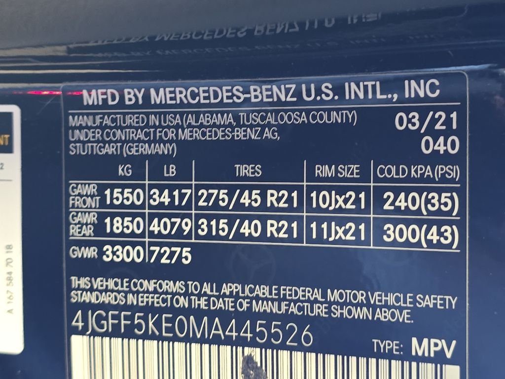 Used 2021 Black Mercedes-Benz GLS 450 image 38