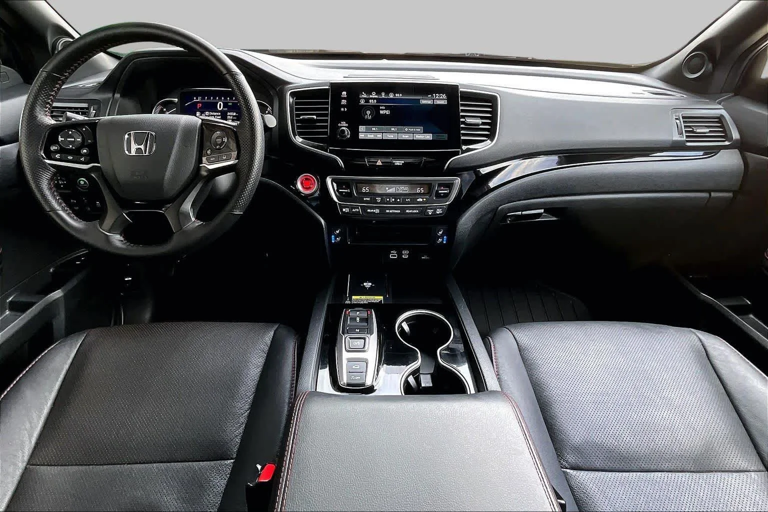 Used 2024 Radiant Red Metallic II Honda Black Edition image 16