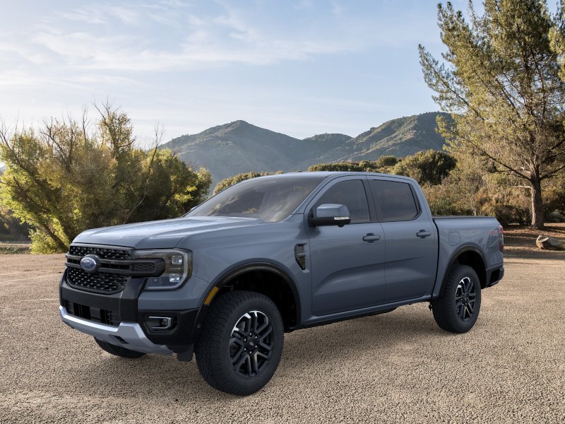 New 2025 Azure Gray Metallic Tri-coat Ford LARIAT® image 1