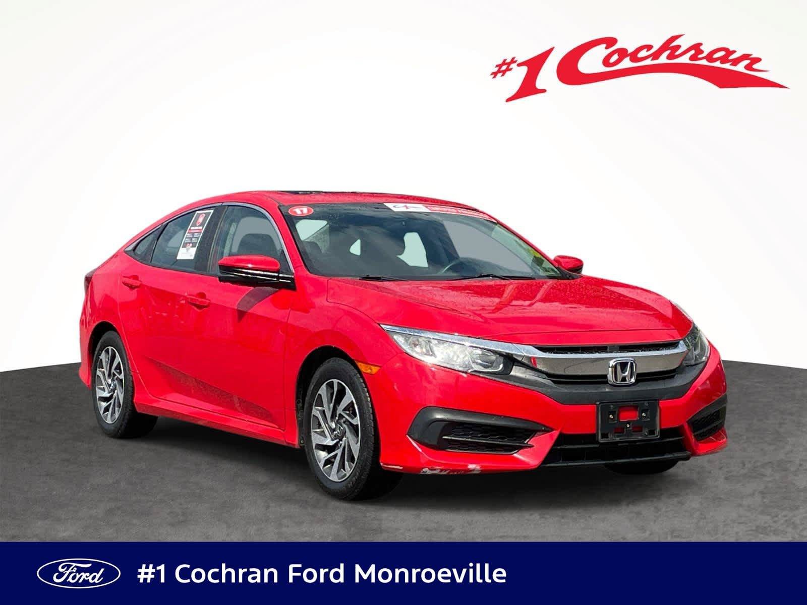 Used 2017 Rallye Red Honda EX image 1