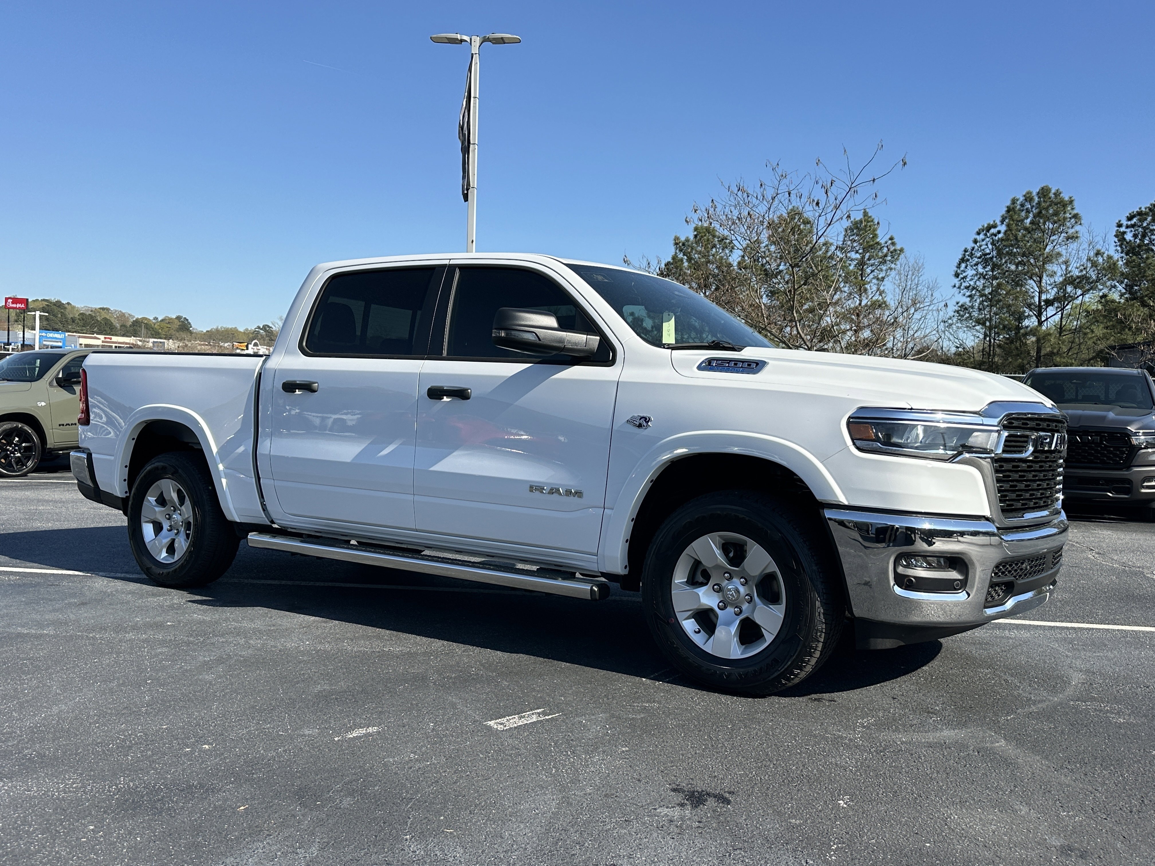 New 2026 Bright White Clearcoat RAM Big Horn image 2