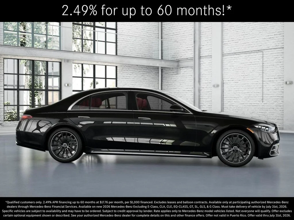 New 2026 Obsidian Black Metallic Mercedes-Benz S 580 image 15