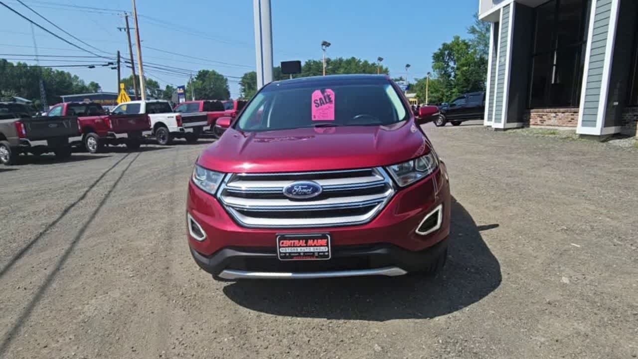 Used 2017 Ruby Red Metallic Tinted Clearcoat Ford SEL image 3