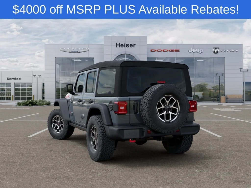 New 2026 Gray Jeep Rubicon image 3