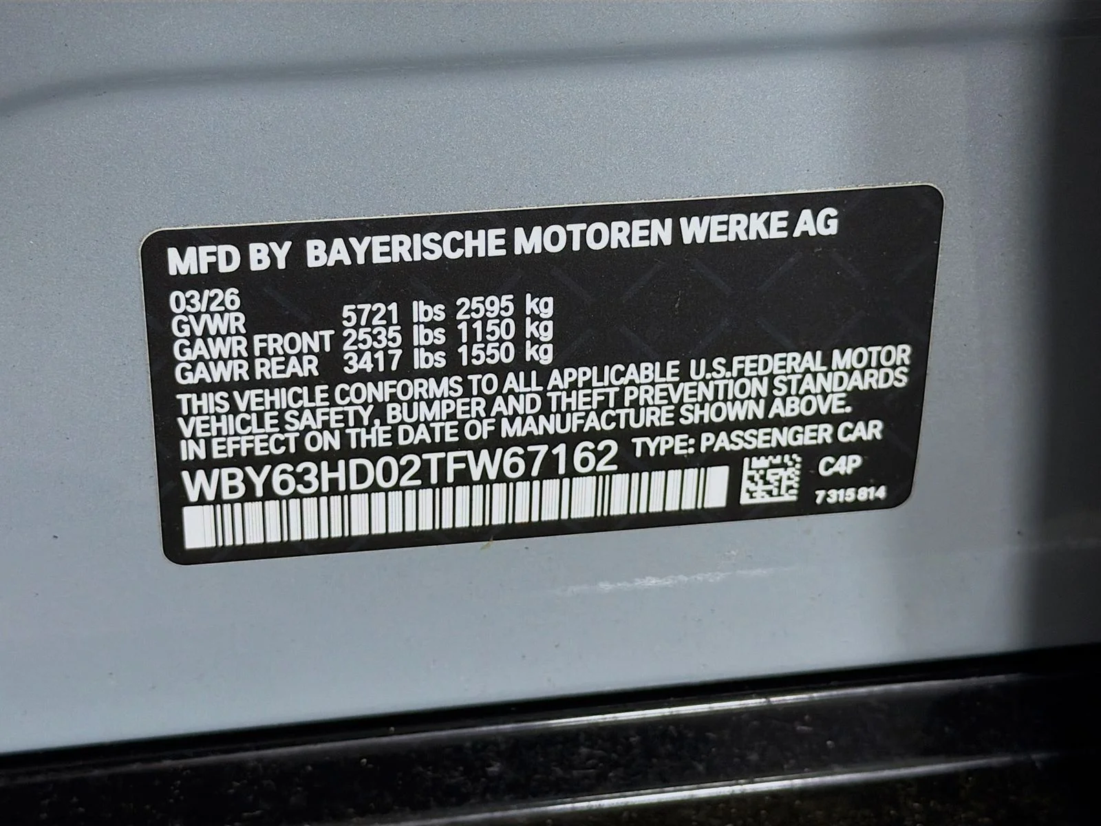 New 2026 Brooklyn Grey Metallic BMW eDrive40 image 34