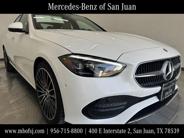 New 2026 White Mercedes-Benz C 300 image 1