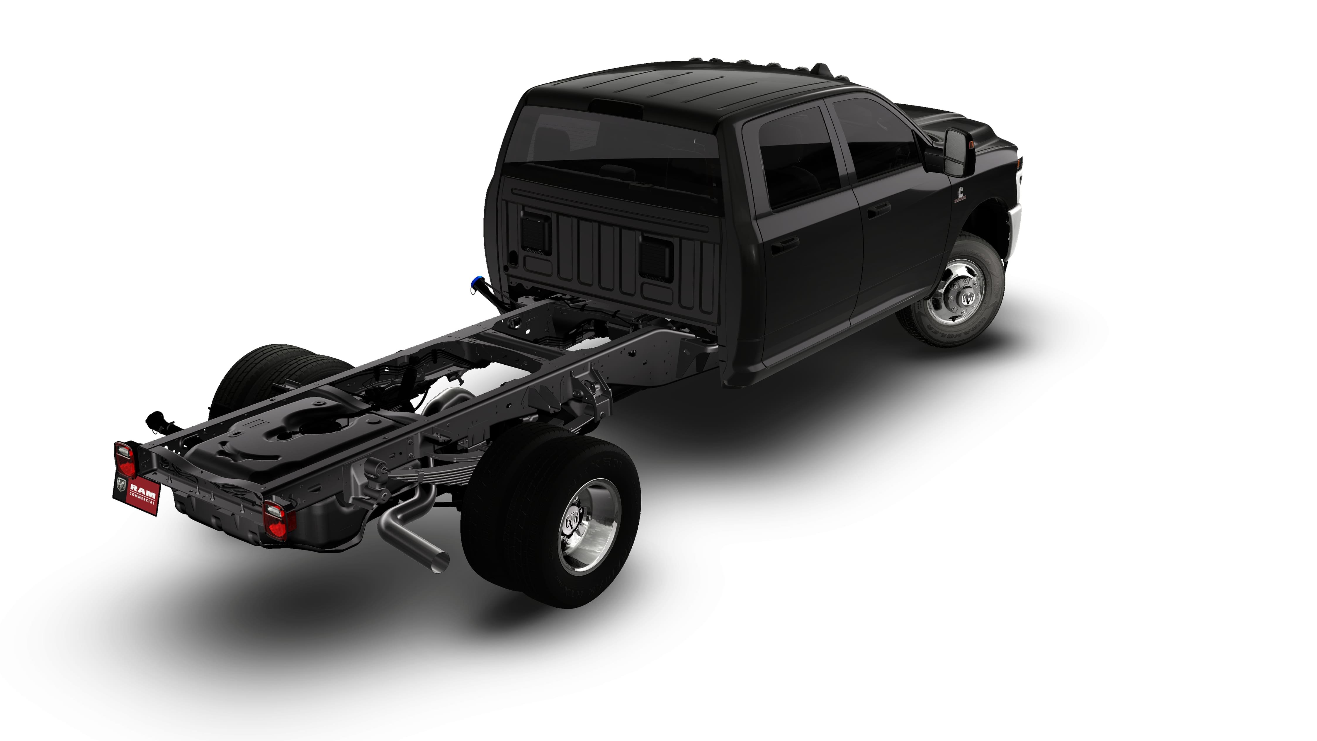 New 2026 Diamond Black Crystal Pearl-Coat Exterior Paint RAM TRADESMAN image 14