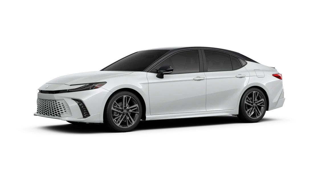 New 2026 Wind Chill Pearl with Midnight Black Metallic roof Toyota XSE image 24